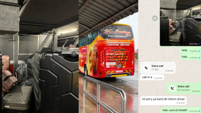 Woman Finds Herself Trapped In Luggage Compartment Of Coach As It Drives To JB, Calls For Help Couldn't Be Heard
