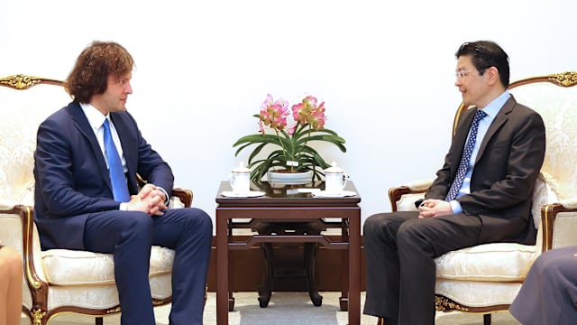 黄总理同格鲁吉亚总理 今早在总统府会晤