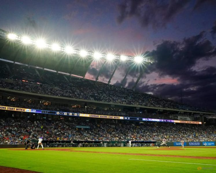 Across the parking lot from the World Cup, baseball beckons