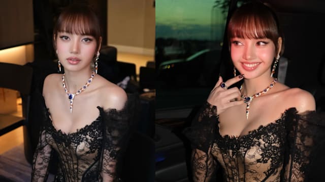 BLACKPINK Lisa英国约会被拍，主动挽男伴手臂逛街
