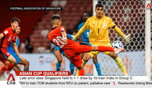 Asian Cup qualifiers: Late error sees Singapore held to 1-1 draw by 10-man India in Group C 