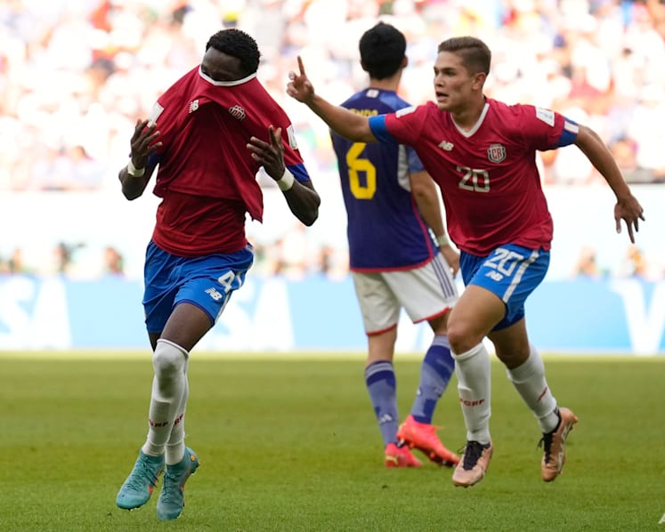 No joy for Japan as they slump to defeat by Costa Rica