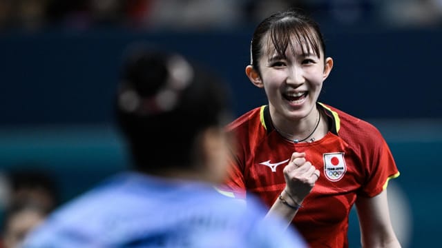 日本乒乓选手早田希娜夺下女单铜牌