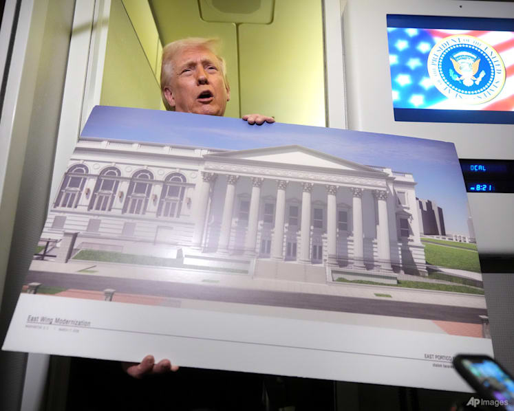 US appeals court blocks Trump’s US$400 million White House ballroom project