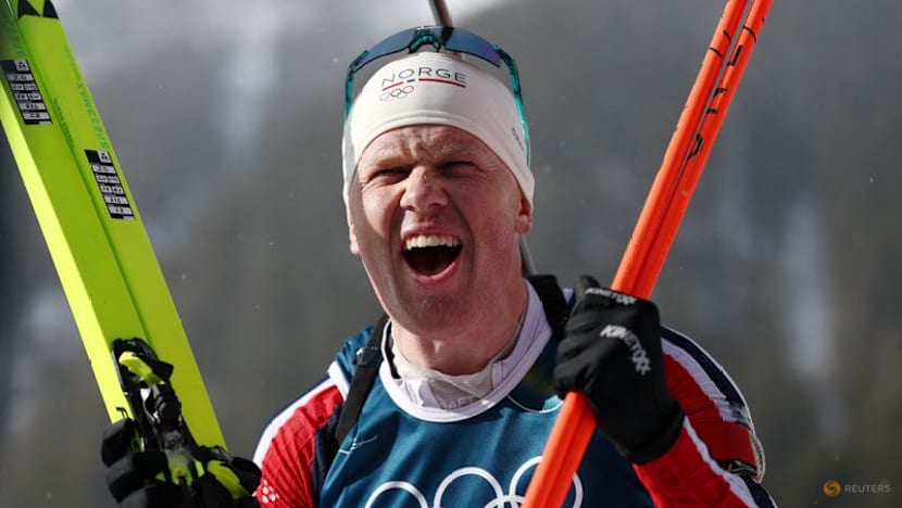Biathlon-Delighted Dale-Skjevdal gets moment of redemption with mass start gold