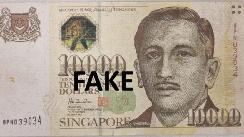 Lelaki, 2 wanita diberkas gara-gara guna wang kertas palsu S$10,000