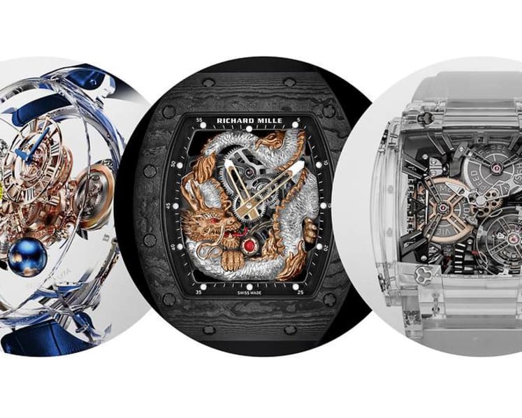 Why are watchmakers making million-dollar timepieces that look like plastic?