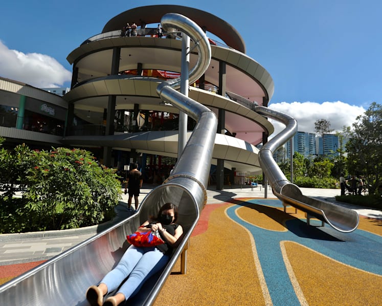 Former Big Splash site redeveloped into play area with 16m-high tower