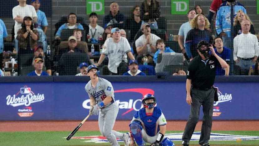Baseball-Dodgers rally to beat Blue Jays, repeat as World Series champions