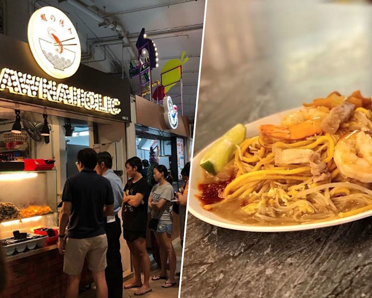 S’porean Prawn Mee Hawker Pays Stall Assistants S$7,200 A Month At NYC Outlet