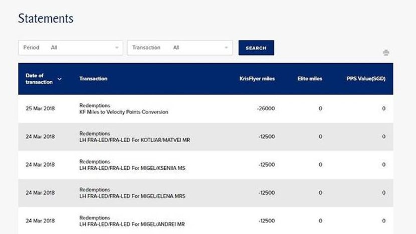 SIA siasat wanita hilang 76,000 KrisFlyer miles, dipercayai digodam