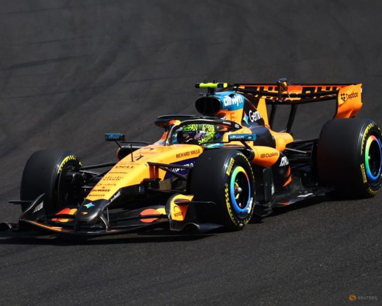 Champion Norris hands McLaren first win of 2026, Antonelli third