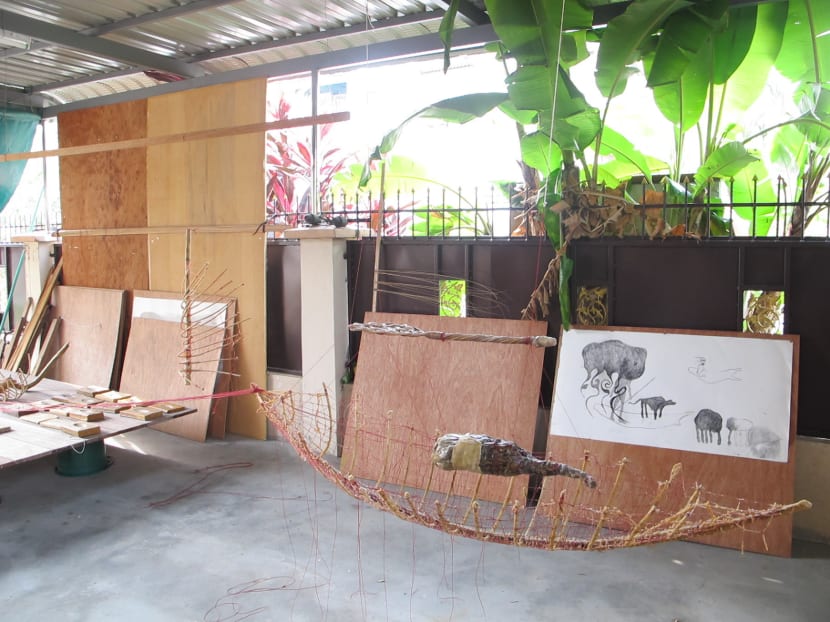 Enter the artist studio
