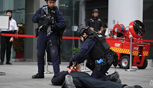 Counterterrorism exercise held at NUS UTown with more than 120 participants 