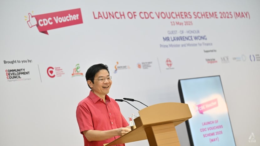 New tranche of S$500 CDC vouchers launched by PM Lawrence Wong New tranche of S$500 CDC vouchers launched by PM Lawrence Wong