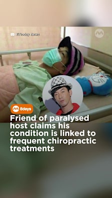 Zhang Shanwei doesn’t want people to worry about him either. #8dayssg #8dayssgasianent #chiropractic #taiwan #host 