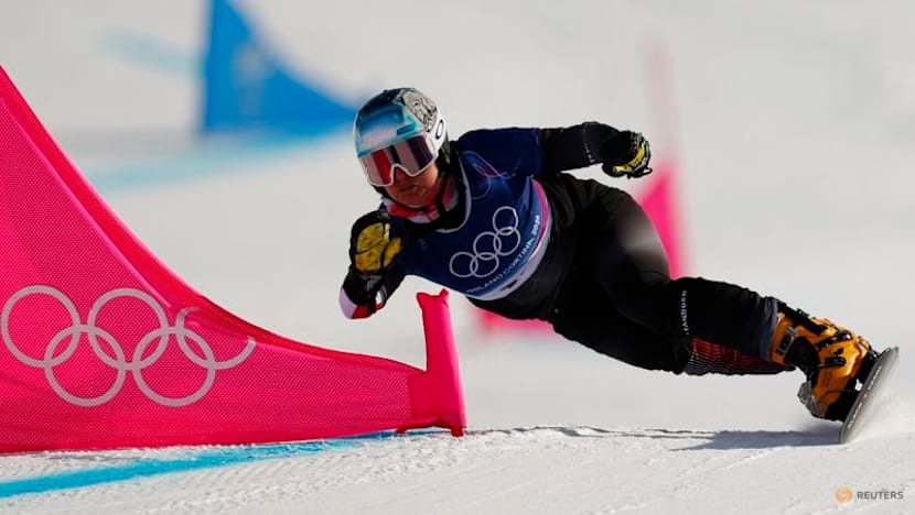 Snowboard-Austrian Riegler, 52, races against age at Milano Cortina Olympics