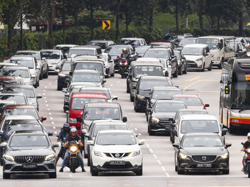 COE prices fall for all categories except small cars; motorcycle premium below S$10,000