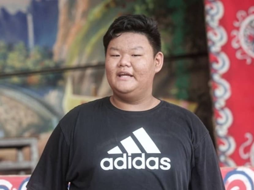Student Loo Zhi Hua, 14, is possibly the youngest Cantonese opera singer in the country.