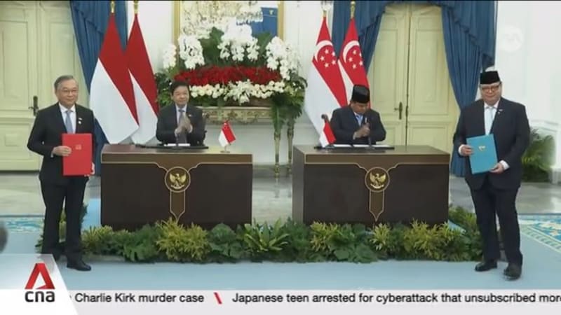 Singapore-Indonesia ties: New pacts signed on carbon credits, trade and supply chain resilience 