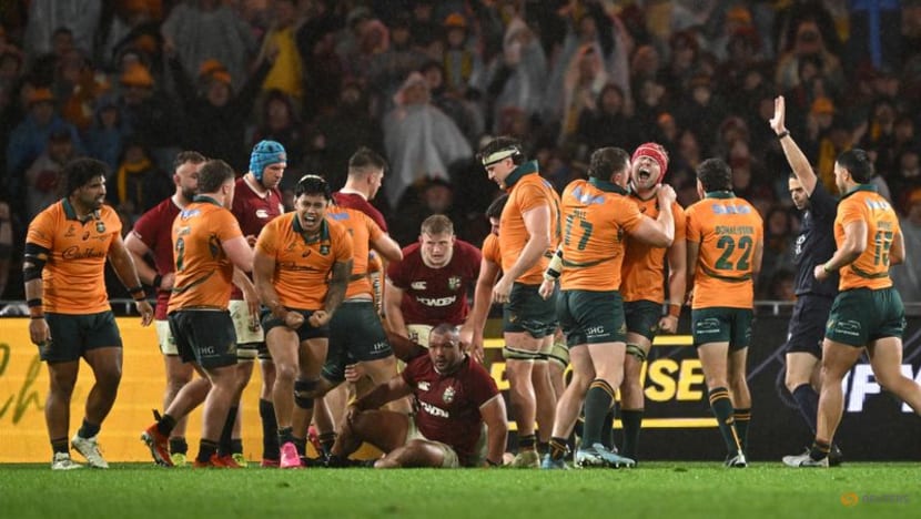 Wallabies restore pride with third test win over Lions