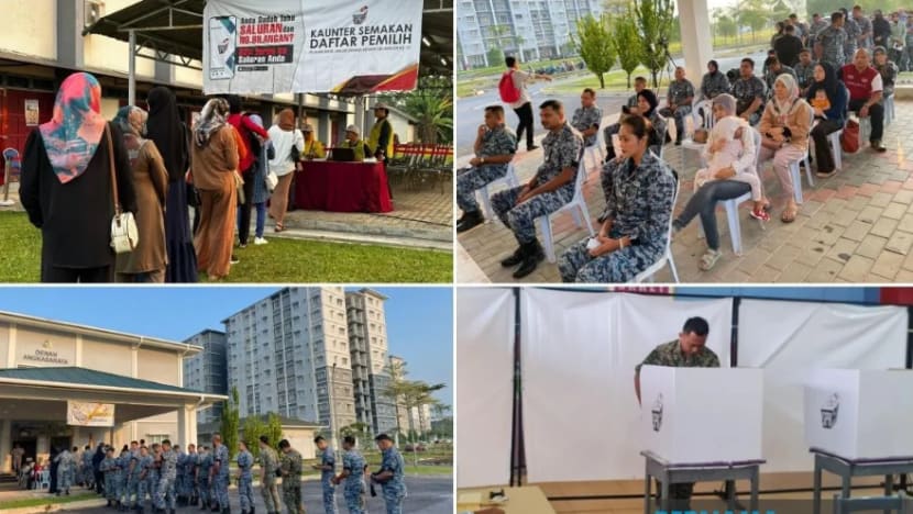 Pengundian awal bagi Pilihan Raya Negeri Malaysia bermula pagi ini