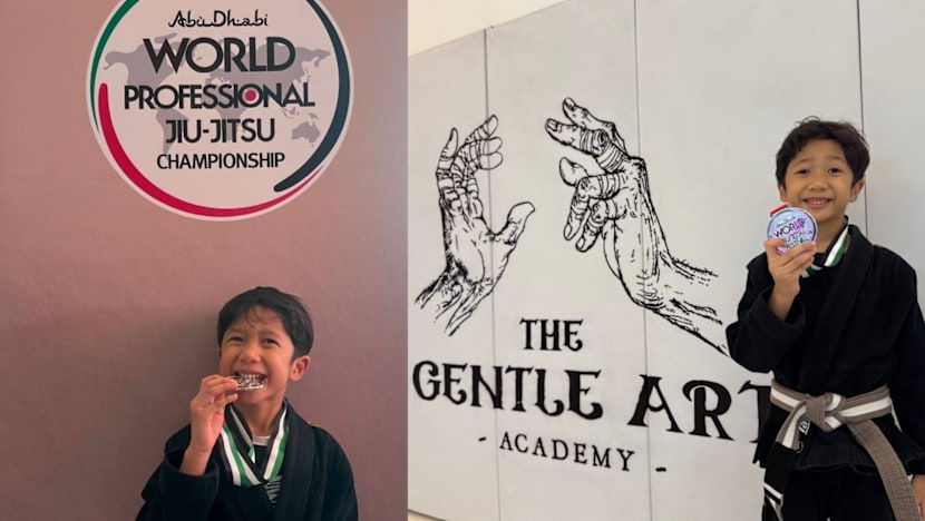 Baru 6 tahun, Adam Mahathir rangkul pingat perak dalam Kejohanan Jiu-Jitsu Dunia Abu Dhabi