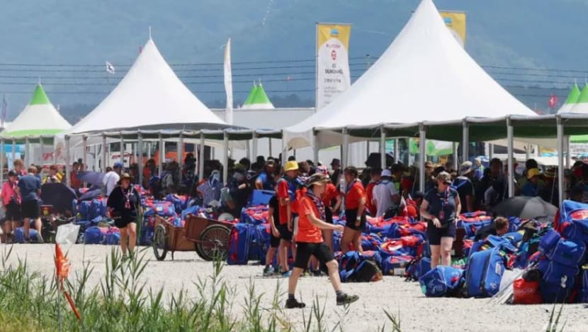 Korea Selatan teruskan jambori pengakap meski dilanda gelombang haba; kontinjen SG, AS & Britain tinggalkan tapak perkhemahan Korea Selatan teruskan jambori pengakap meski dilanda gelombang haba; kontinjen SG, AS & Britain tinggalkan tapak perkhemahan