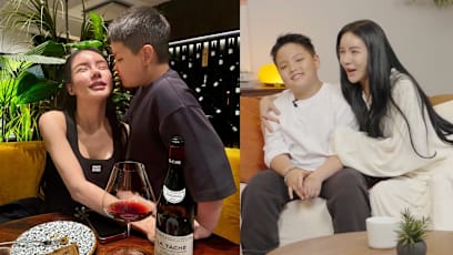 Kim Lim Says Her 9-Yr-Old Son Is “Too Kind”, Jokes About Retracting Prayer To Guan Yin Ma