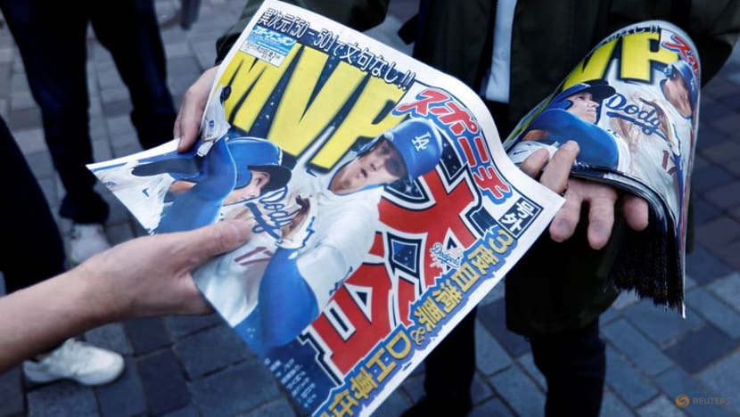 Baseball-Japanese fans rejoice in Ohtani's MVP win Baseball-Japanese fans rejoice in Ohtani's MVP win