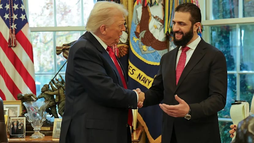 Amerika tarik balik sekatan terhadap Syria susuli pertemuan Trump-Ahmed al-Sharaa di Rumah Putih
