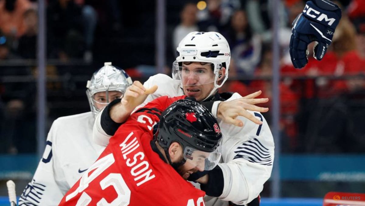 Ice hockey-France suspend Crinon for rest of Games after Canada fight
