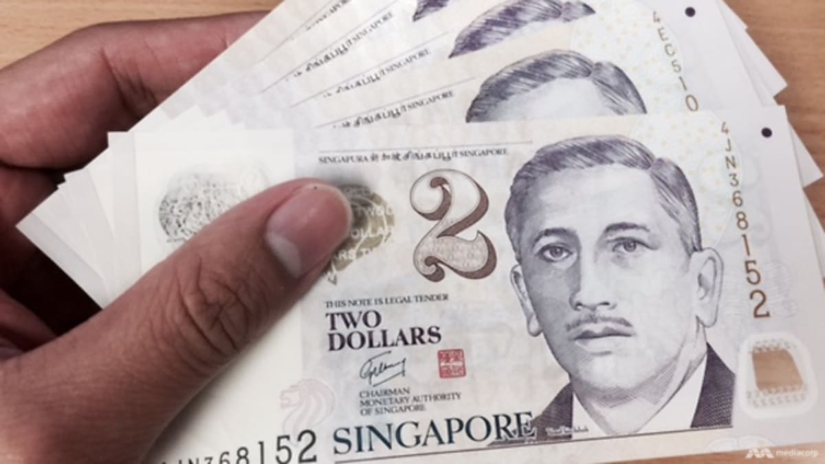 Demand for new S$2 banknotes during festive periods down by 20% each ...