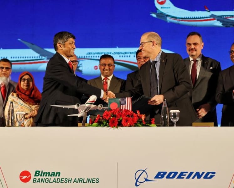 Bangladesh seals Boeing jet deal, shifts from Airbus