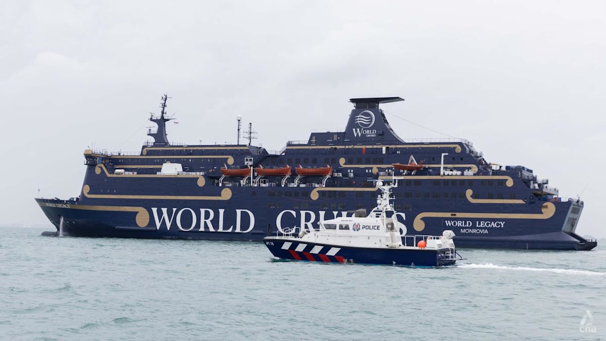 Indonesian crew member dead after fire on Singapore-bound cruise ship