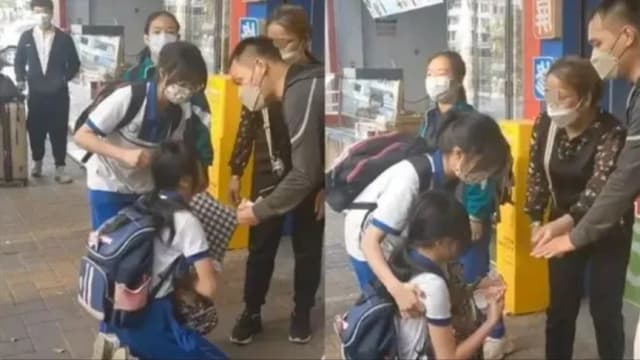 中国老妇捡到200元不归还 少女崩溃跪求“我的生活费！”