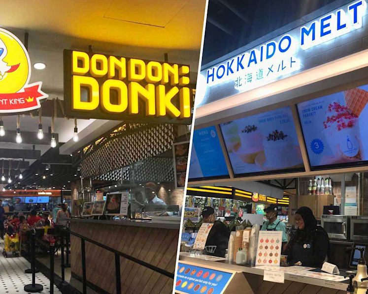 Don Don Donki’s New Clarke Quay Outlet Has A Food Court Selling Boba Pancakes & $12 Beef Bowls