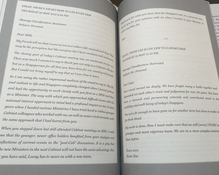 Jayakumar’s book a reminder of Singapore reality, says PM