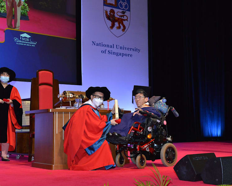 A doctor said he wouldn't live past two, but he just graduated as valedictorian