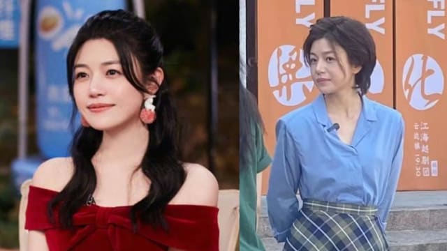 陈妍希复古造型曝光　网友：浓浓大妈味