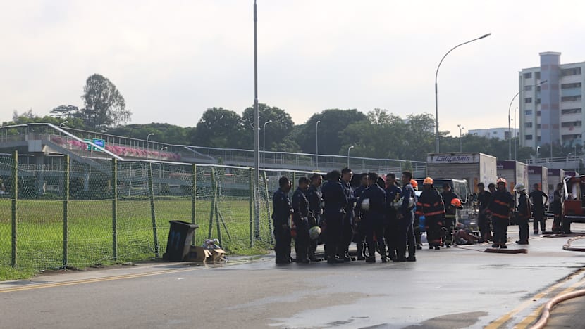 Massive fire put out at Toa Payoh Industrial Park