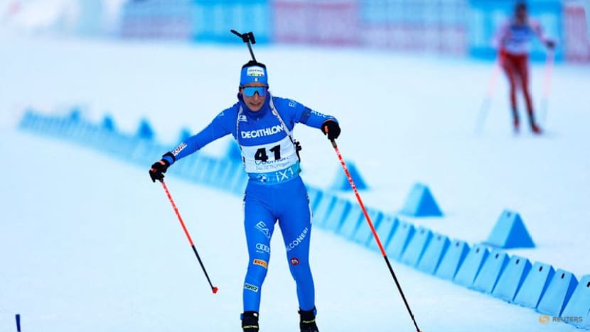 Biathlon-Italian Passler cleared for Winter Games after Nutella spoon defence