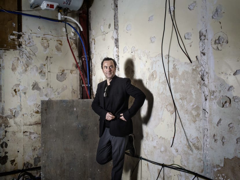 Christophe Robin, the French hairstylist, at the site of his next salon on the Rue Bachaumont in Paris, Feb. 2, 2016. Photo: NYT