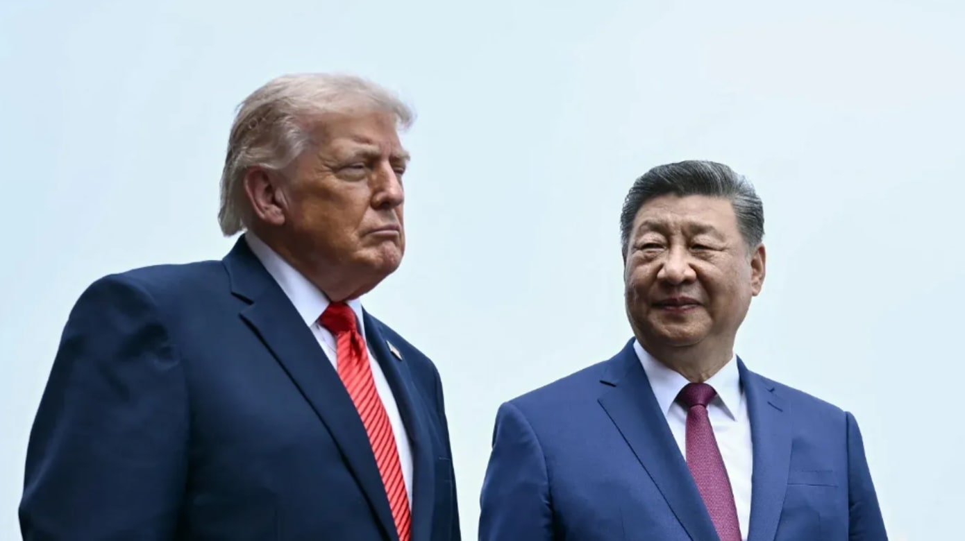 特朗普结束访华之行 明确表明反对台湾宣布独立