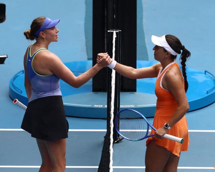 Pegula sees off fellow American Anisimova to reach first Australian Open semi