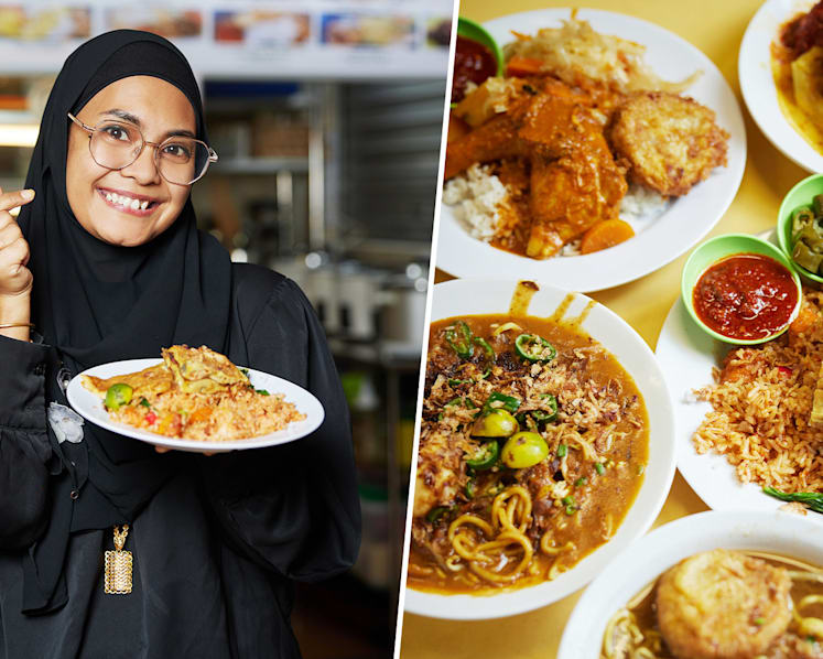 NUS double degree grad serves S$2.50 Malay dishes to 'help older folks and needy families' who frequent her hawker stall
