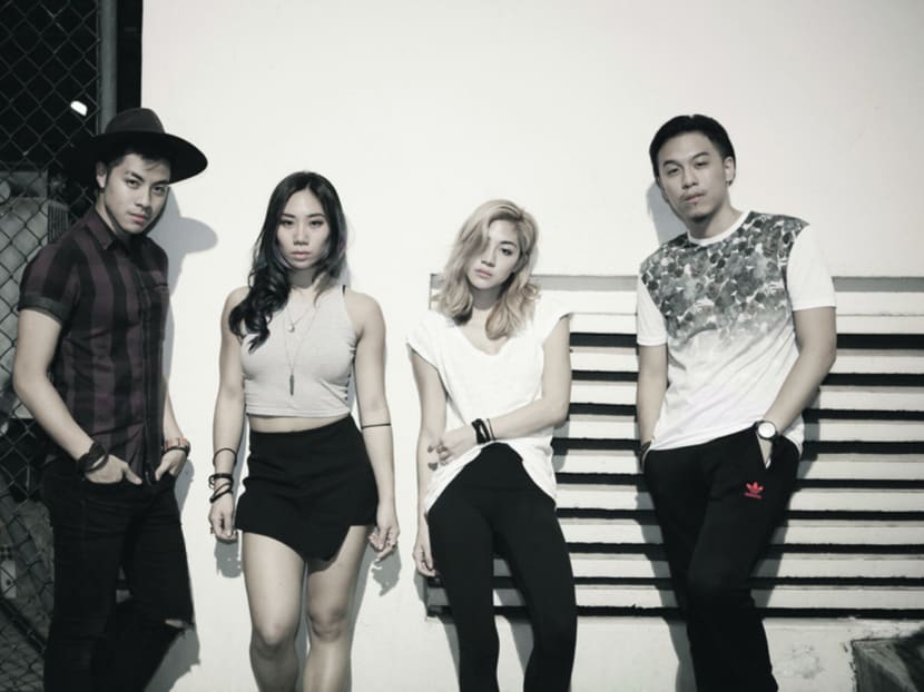 Singapore pop group The Sam Willows. Photo: Chua Hong Yin/TODAY Singapore pop group The Sam Willows. Photo: Chua Hong Yin/TODAY