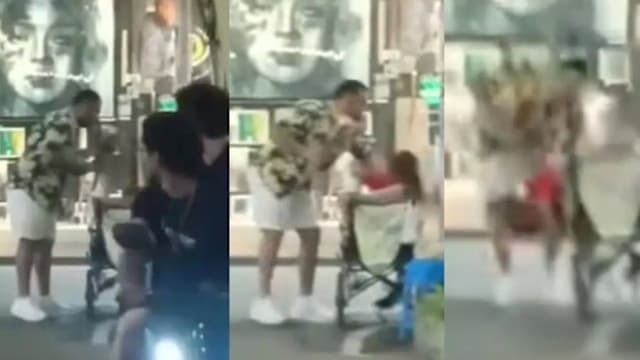  外籍男子华欣闹事殴打多人 轮椅女子也遭攻击