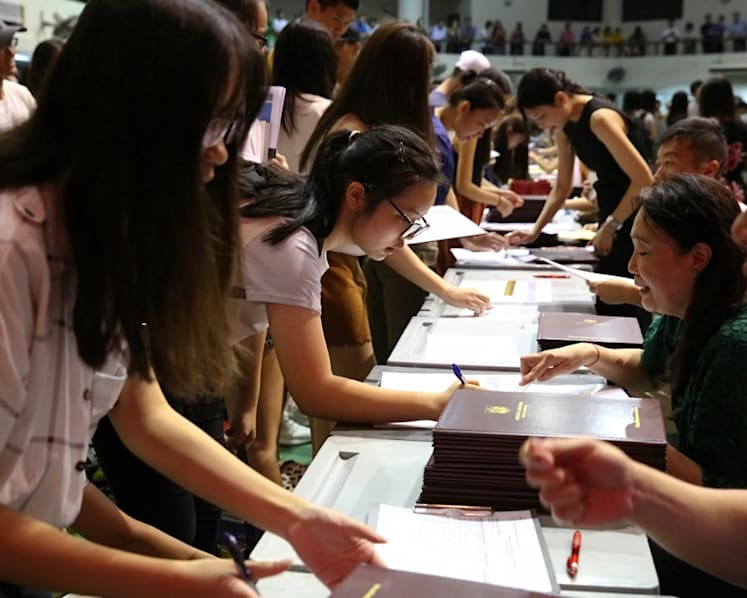 A-Level examination results to be released next Friday; students will receive slips in classroom