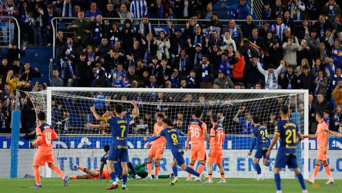 Alaves stun Barcelona to ease relegation fears as Sevilla, Espanyol get big wins